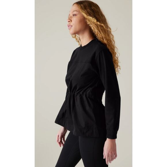 Athleta Tops - Women's Athleta Triumph Hybrid Crewneck Sweatshirt size 1X in Black